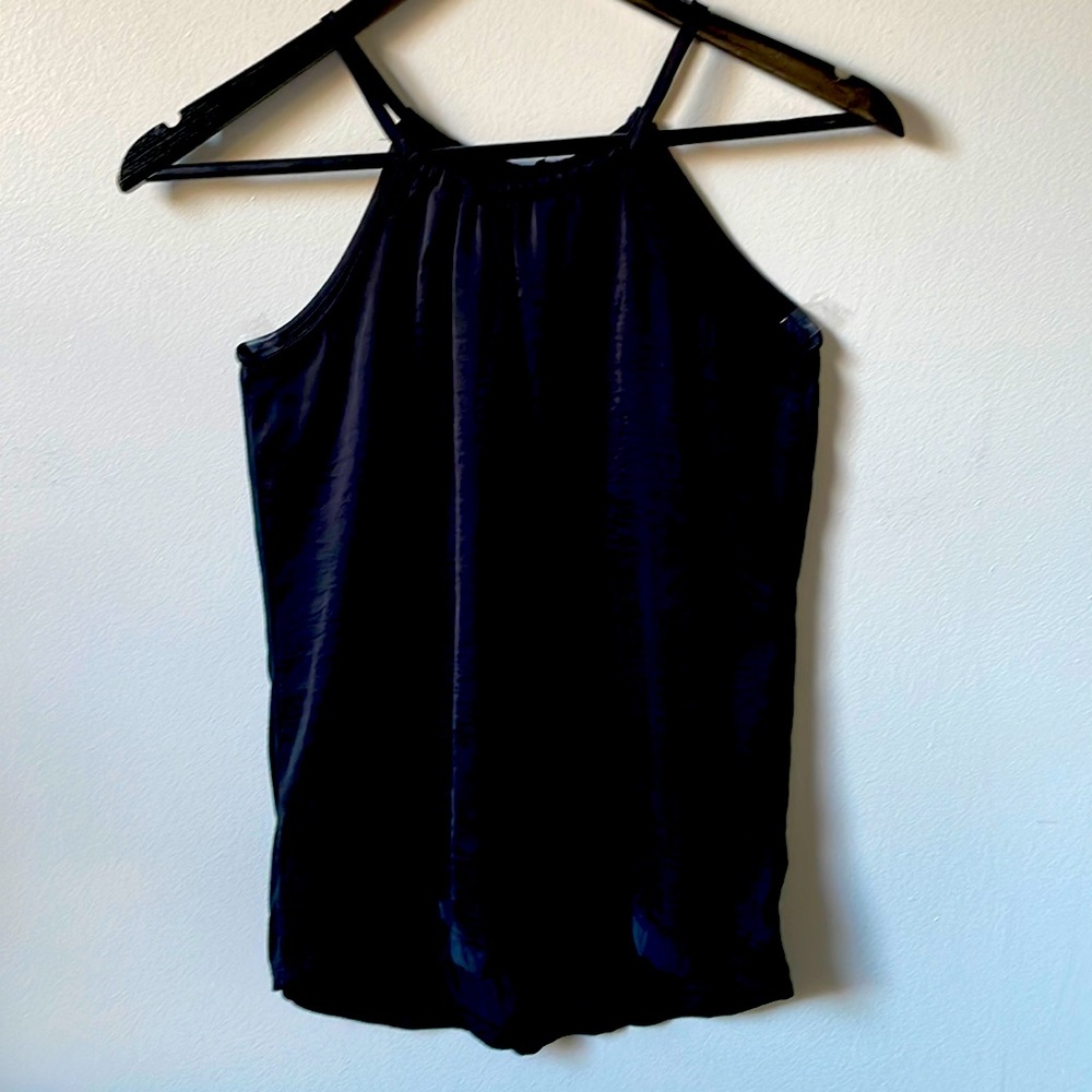 The Limited Black Tank with keyhole back